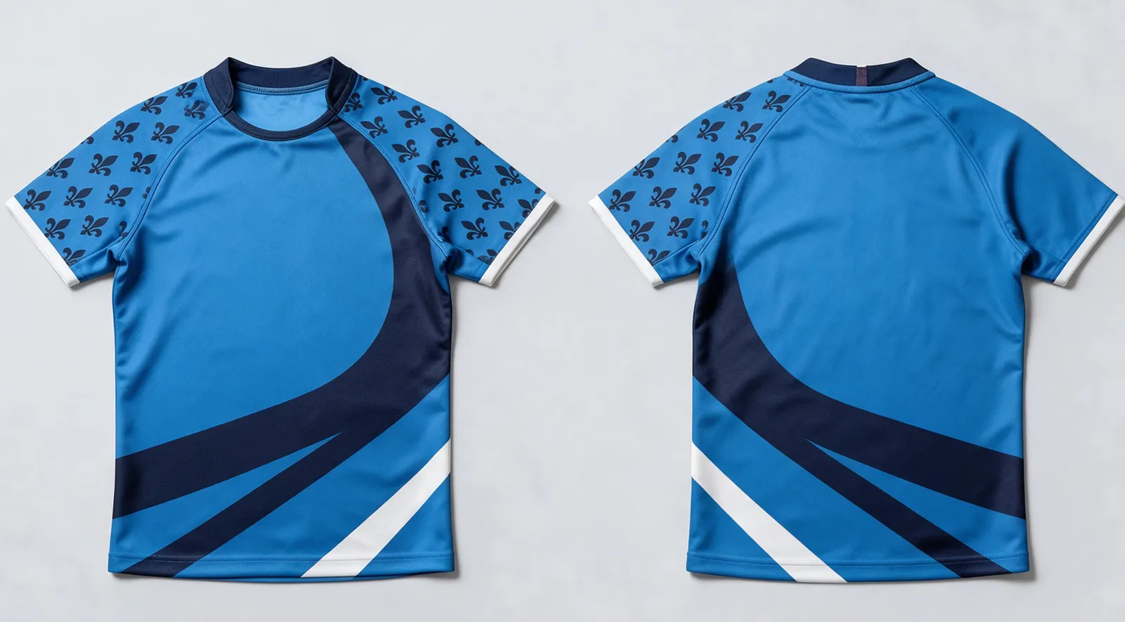Illustration du maillot de match, devant et dos